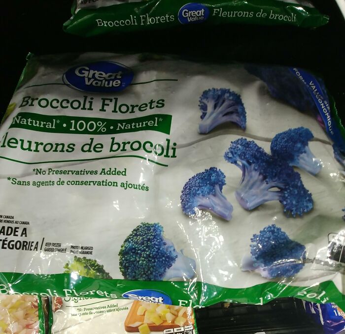 Shiny Broccoli, Wonder What The Blue Ones Taste Like?