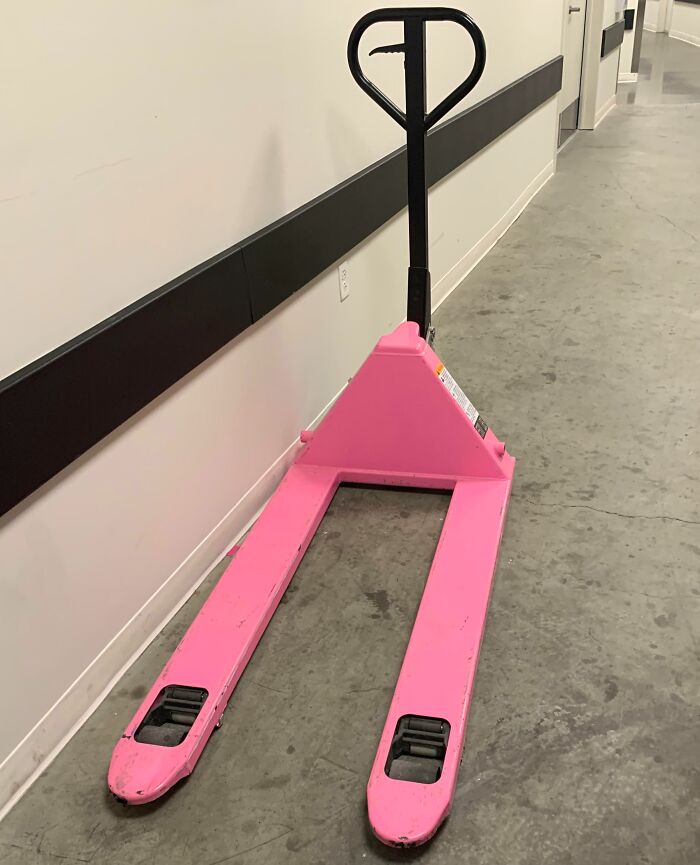 Pink Forklift