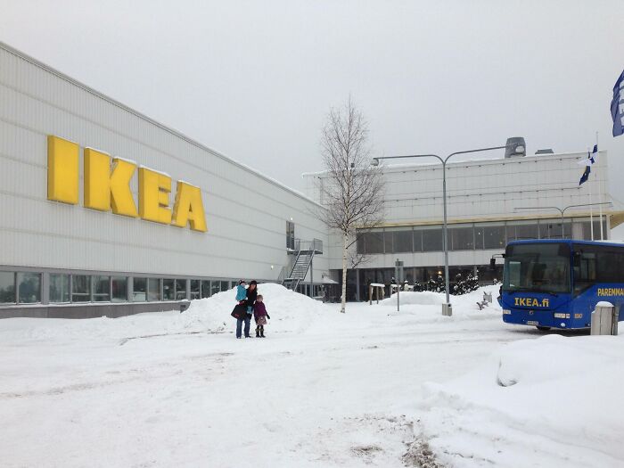 This IKEA In Espoo, Finland Is The Only White IKEA In The World