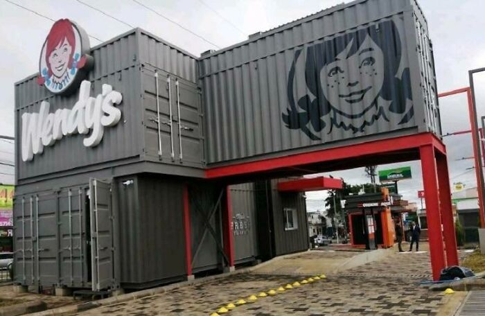 A Wendy’s Built With Shipping Containers