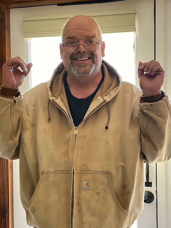 My Dad Is So Excited About Having His Carhartt For More Than 20 Years Now!