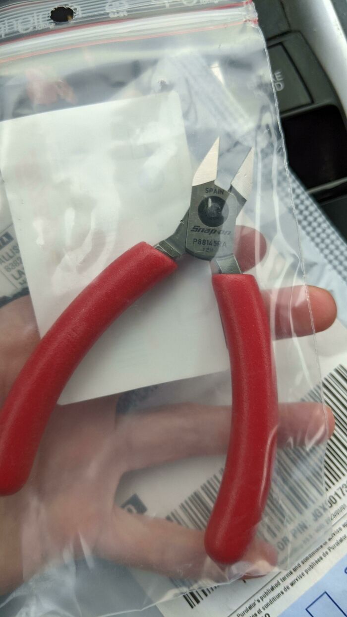 Had A Pair Of Vintage Snap On Pliers That Weren't Cutting It Anymore - Snap On's Lifetime Guarantee Sent Me A New Pair For Free