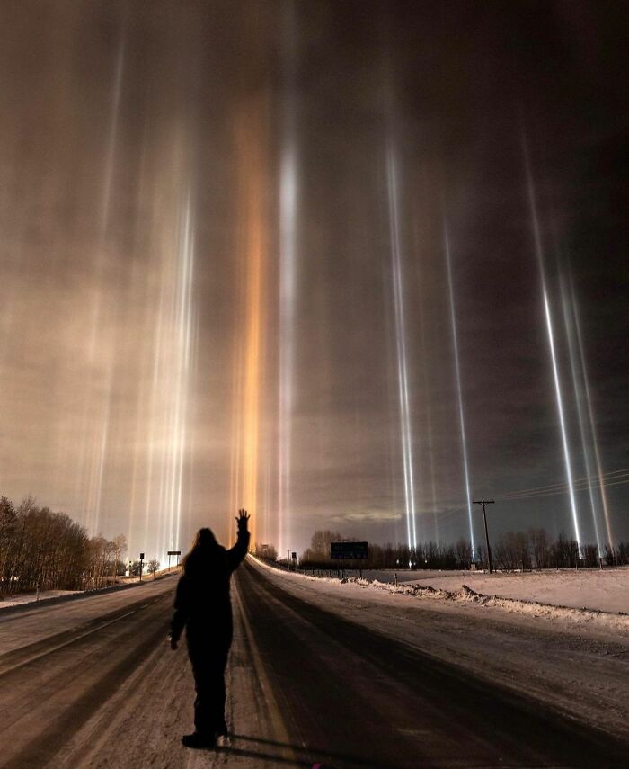 Light Pillars, Canada