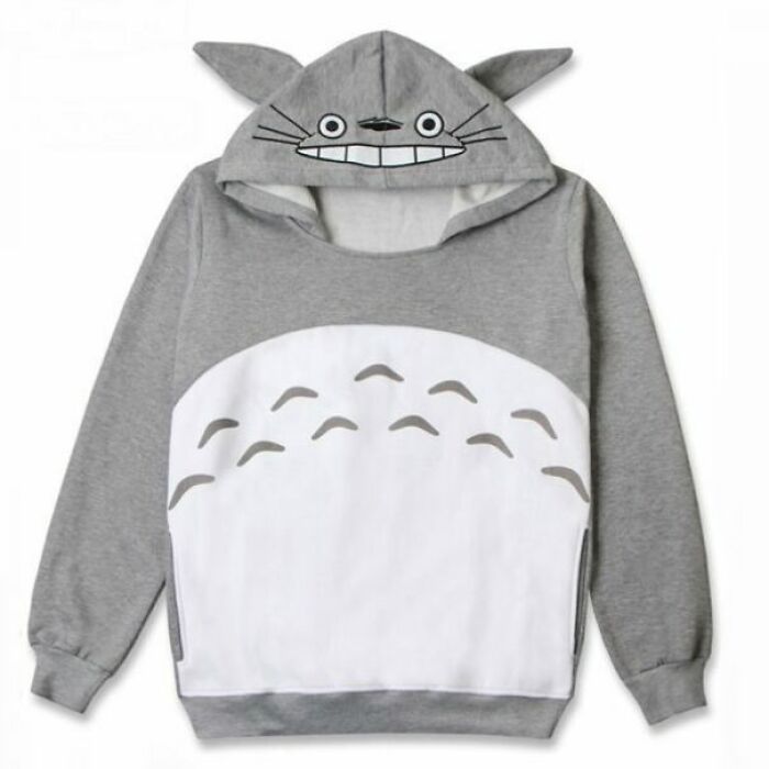 Hooded Totoro Sweater