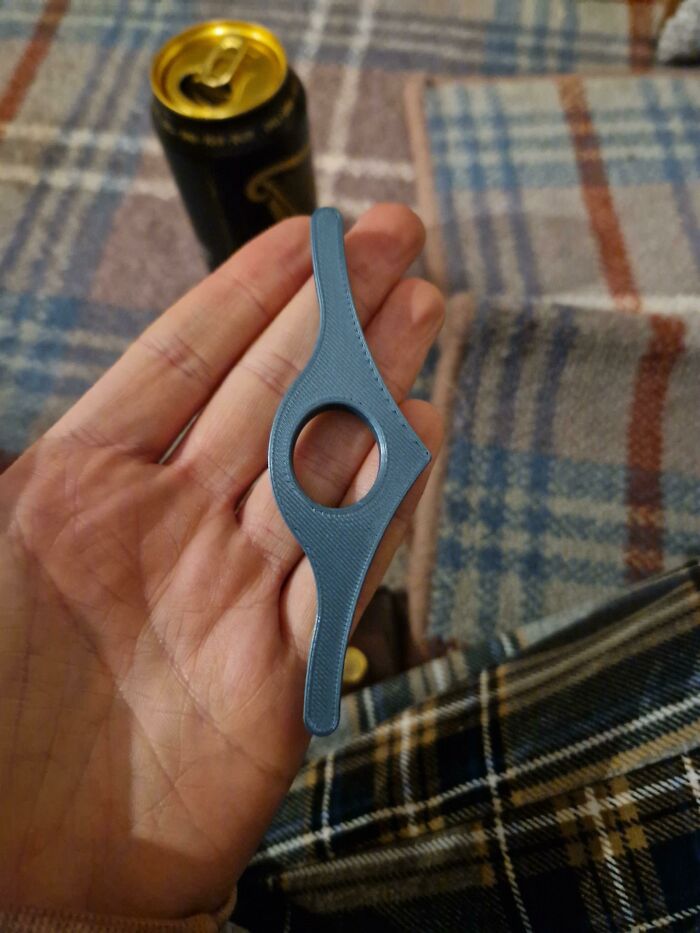 4 Inches, Plastic, Pointed On One Side. Received As A Xmas Gift?! Witt??