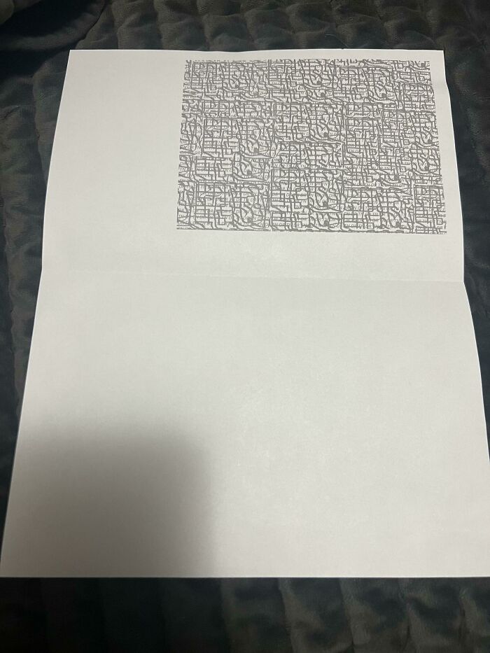 What Is This Wavy Pattern On The Back Of A Piece Of Mail I Received?