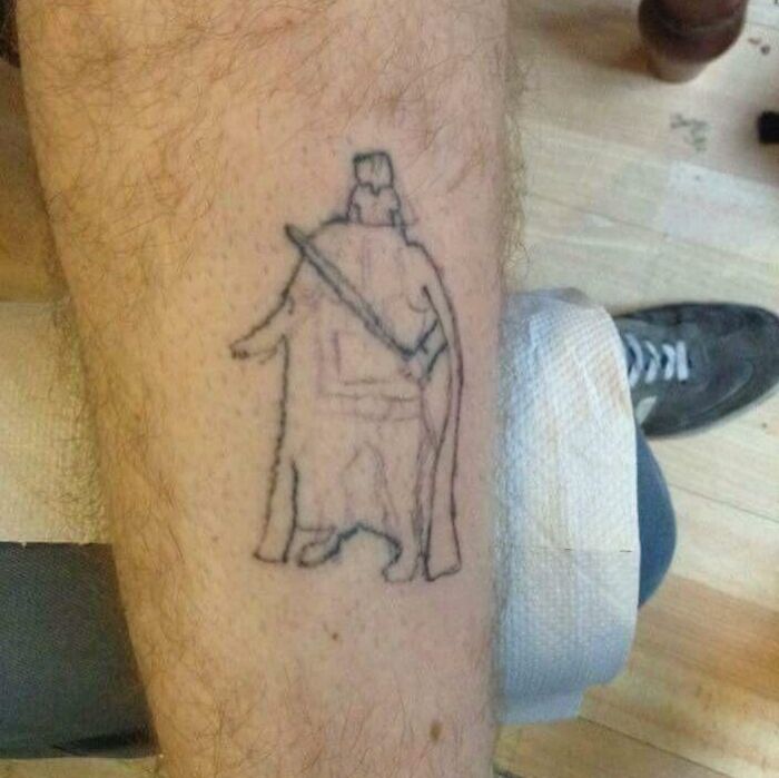 Friend Bought A Tattoo Gun On Amazon For £100. Tattooed Darth Vader On Himself