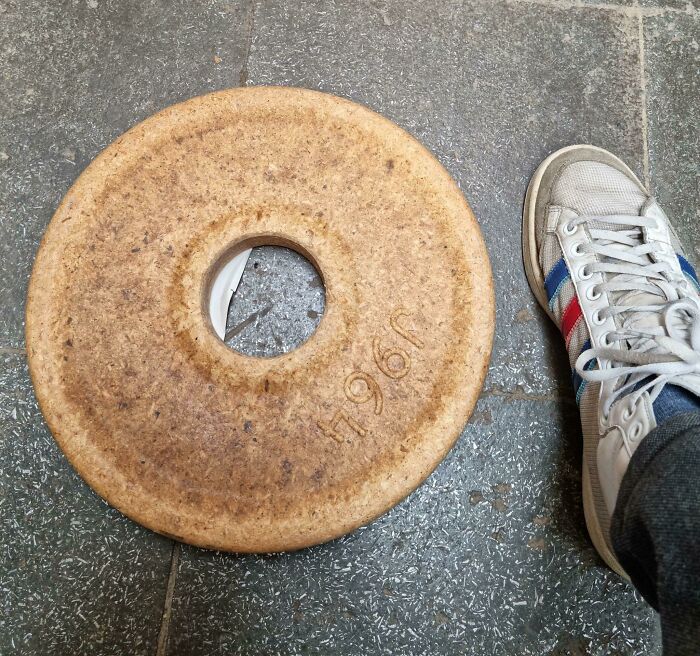 What Is This Donut Shaped Thing Made Out Of Some Sort Of Recycled Cardboard?