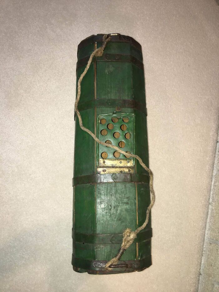 What Is This? It’s Made Like A Barrel But Looks Like A Carrier Of Some Kind?