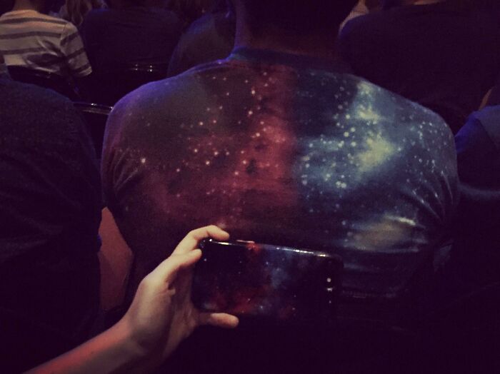 The Guy Sitting In Front Of Me At A Concert Happened To Match My Phone Case