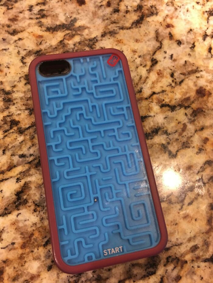 Phone Case With A Maze On The Back