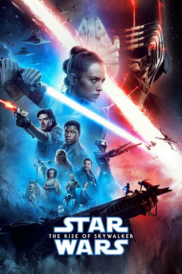 Movie poster for "Star Wars: The Rise Of Skywalker"