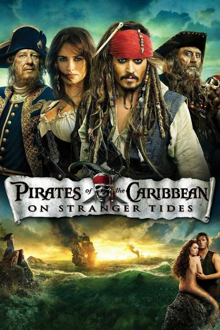 Movie poster for "Pirates Of The Caribbean: On Stranger Tides"