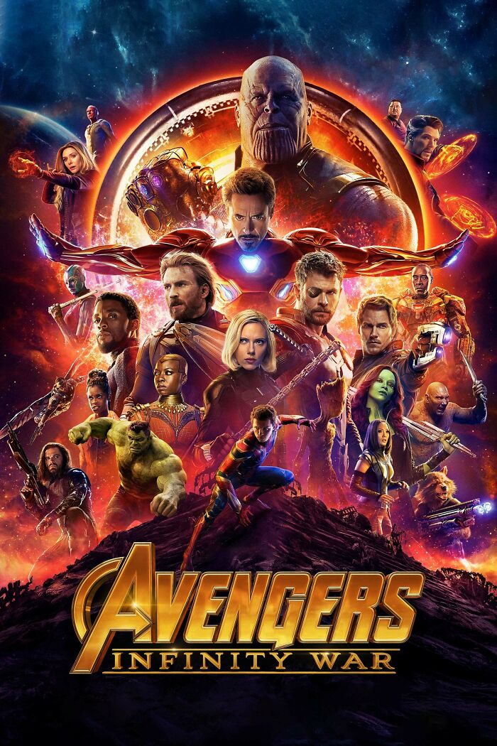 Movie poster for "Avengers: Infinity War"