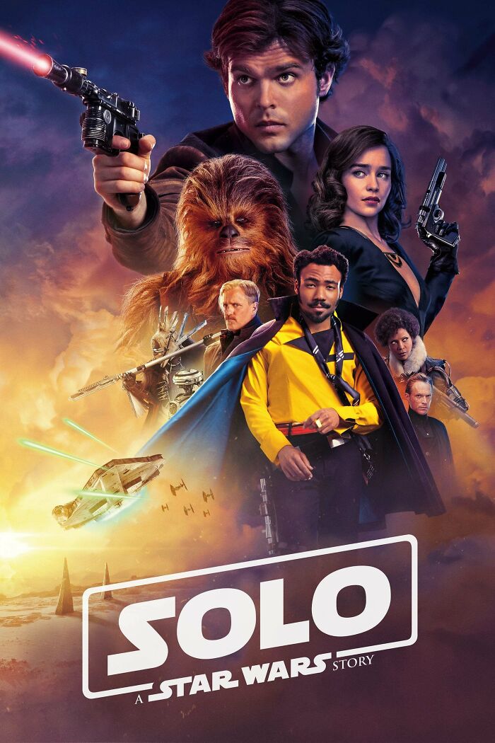 Movie poster for "Solo: A Star Wars Story"