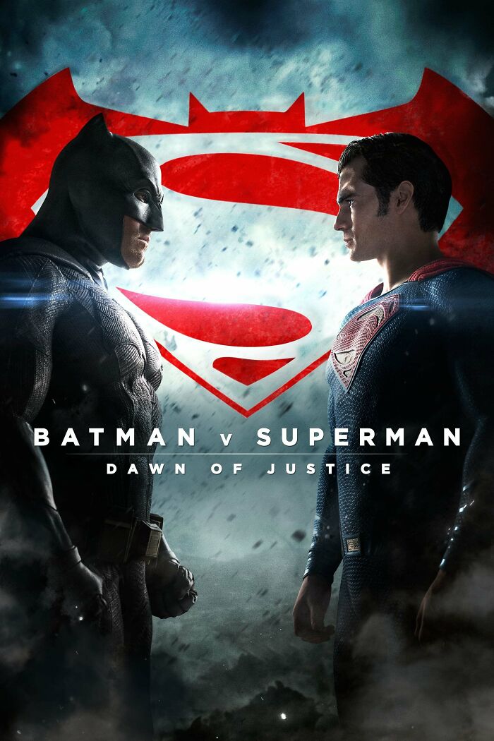 Movie poster for "Batman V Superman: Dawn Of Justice"
