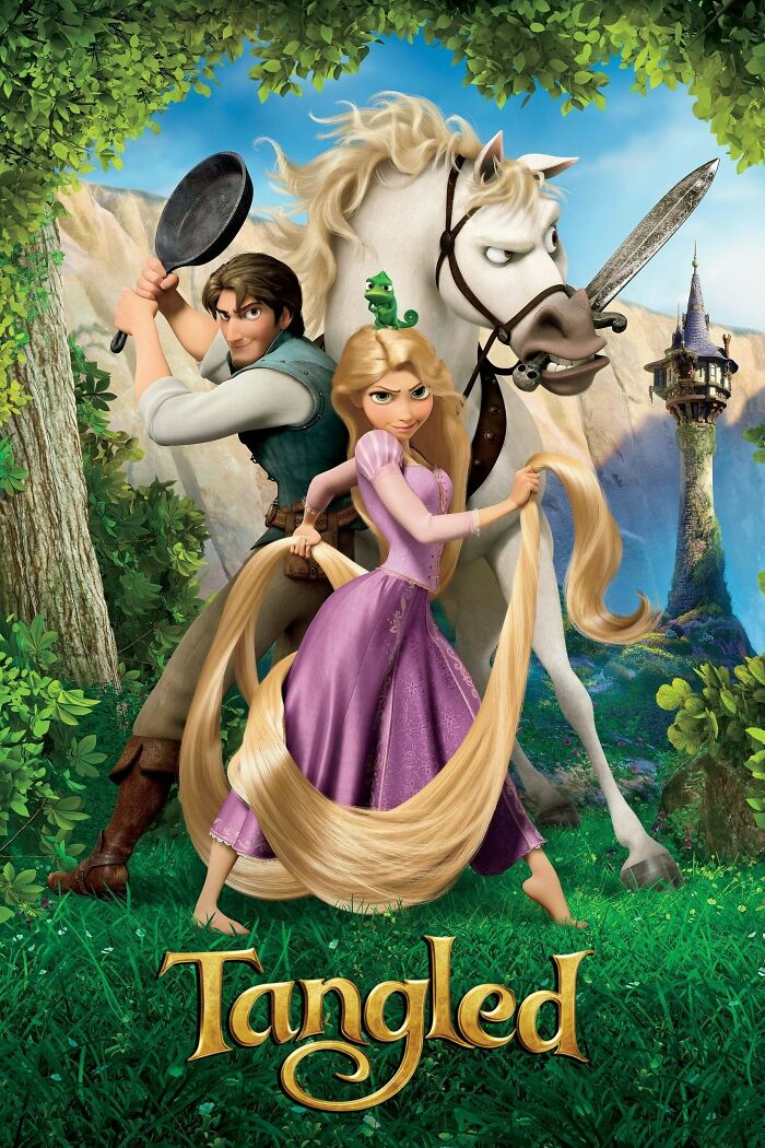 Movie poster for "Tangled"