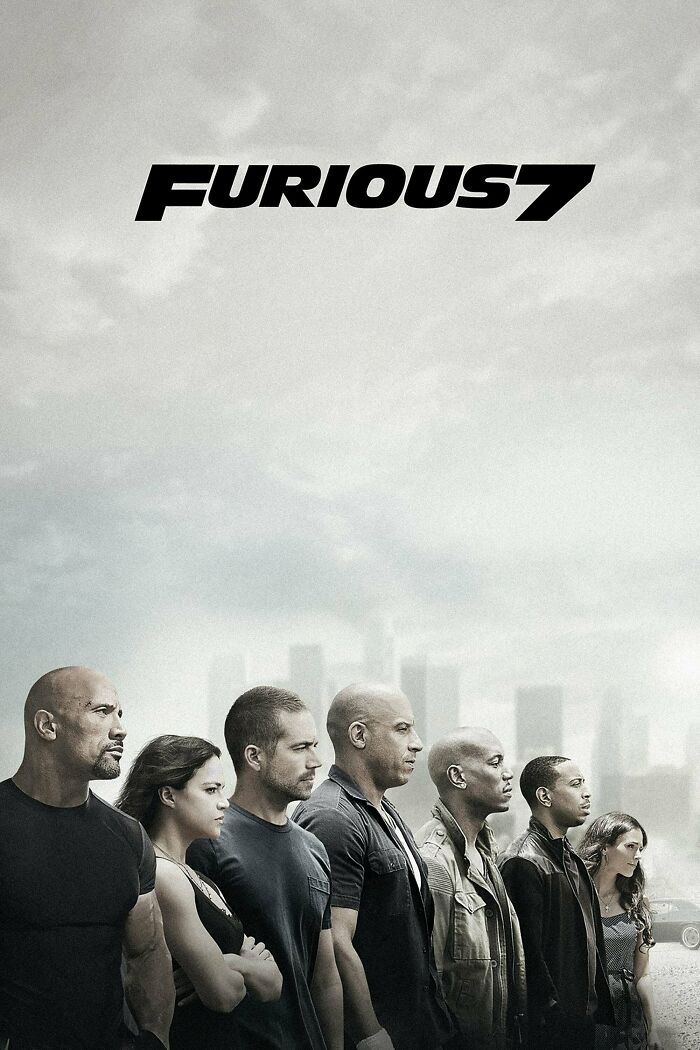 Movie poster for "Furious 7"