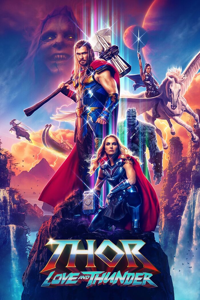 Movie poster for "Thor: Love And Thunder"