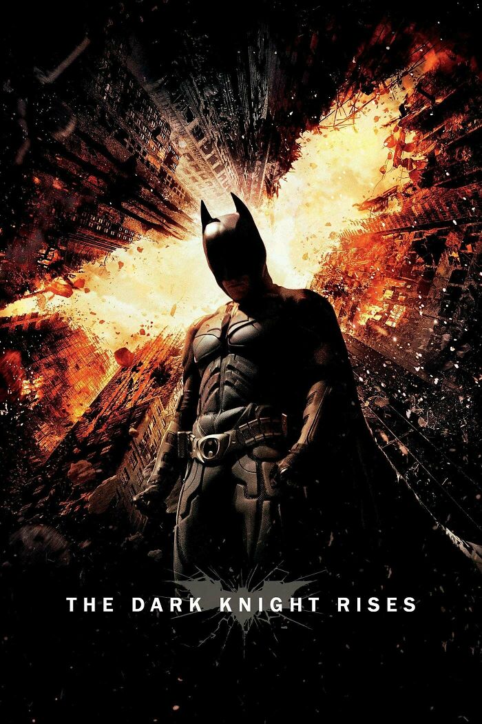 Movie poster for "The Dark Knight Rises"