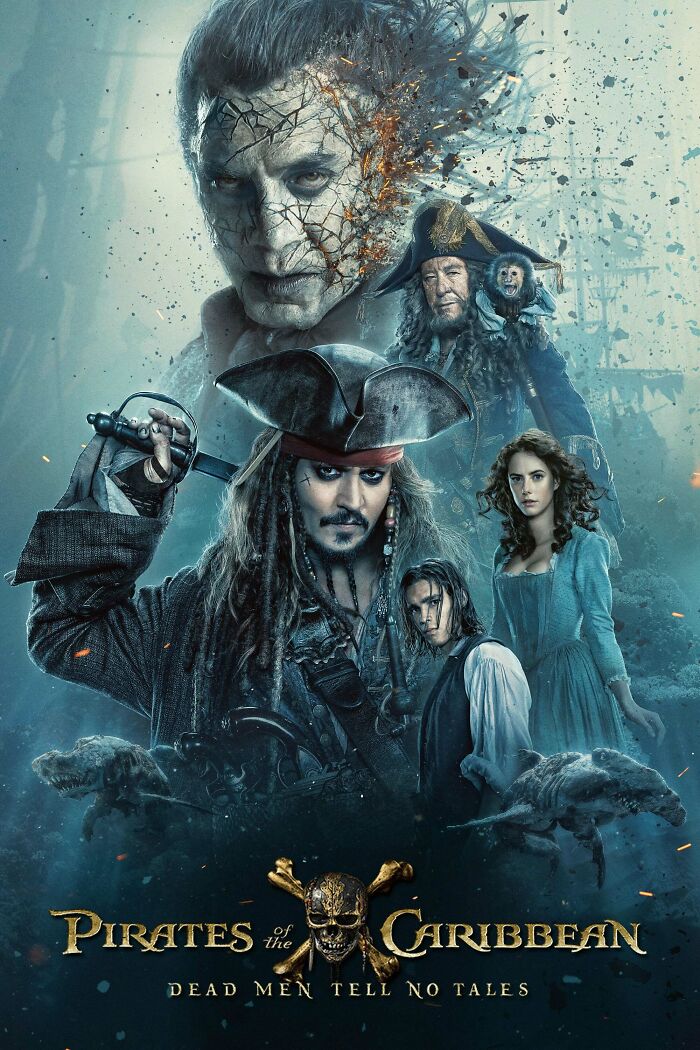 Movie poster for "Pirates Of The Caribbean: Dead Men Tell No Tales"