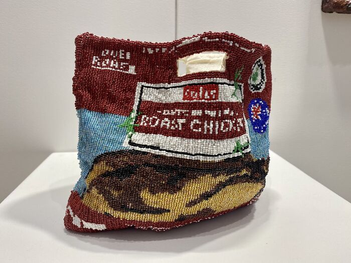 A Handbag, Resembling An Australian Supermarket’s Roast Chicken Bag