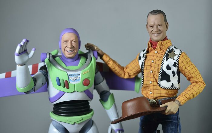 Someone Made Custom Buzz And Woody Figures…