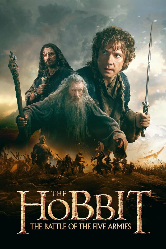 Movie poster for "The Hobbit: The Battle Of The Five Armies"