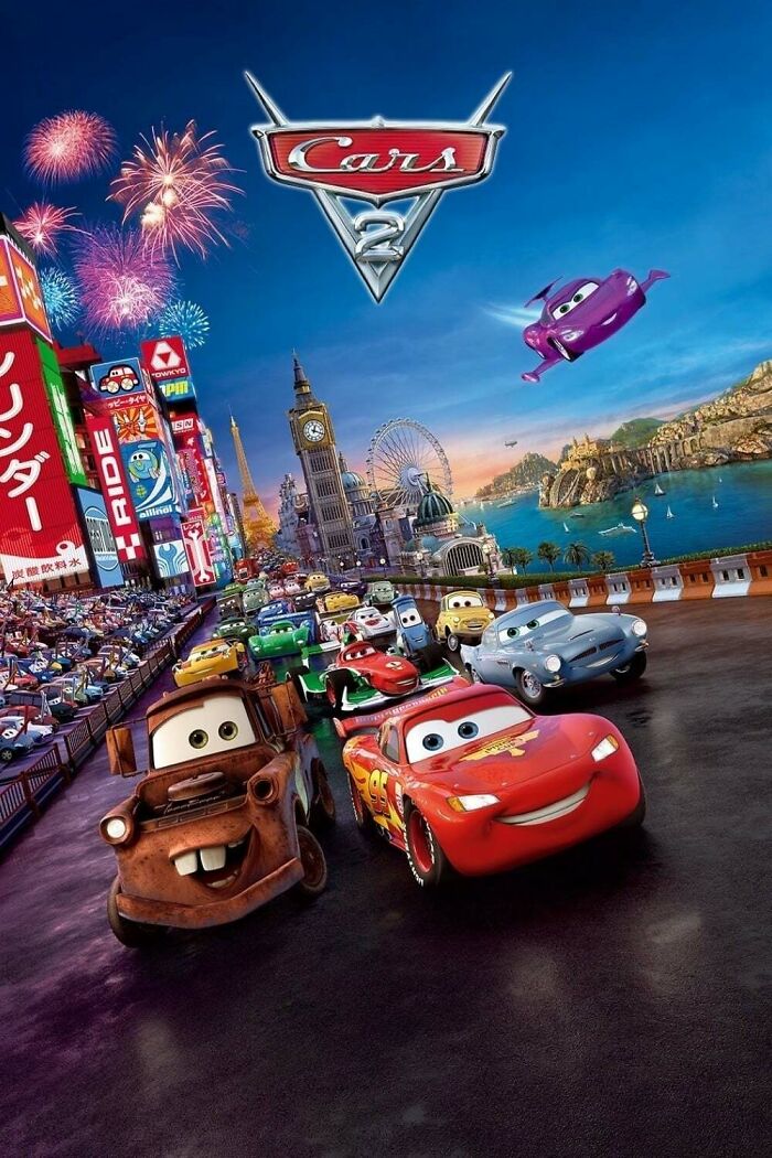 Movie poster "Cars 2"