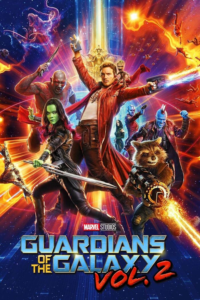 Movie poster for "Guardians Of The Galaxy Vol. 2"