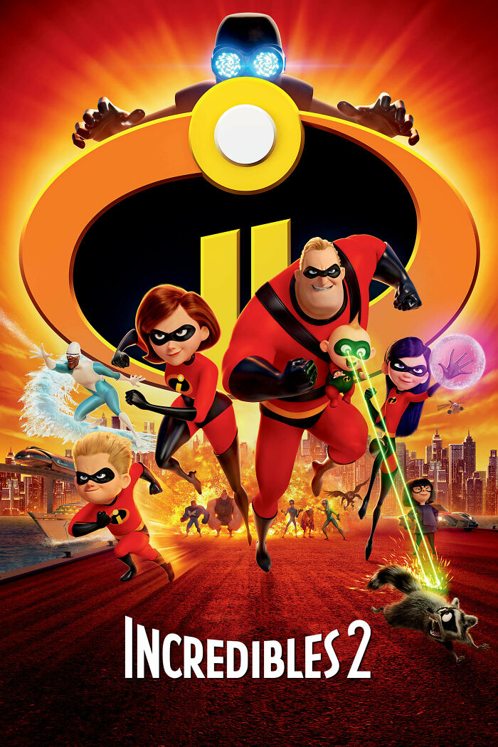 Movie poster for "Incredibles 2"