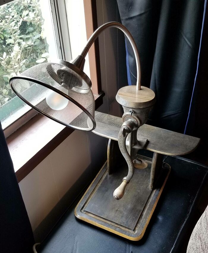 Am I Too Late For Meat Grinder Lamp Posting?