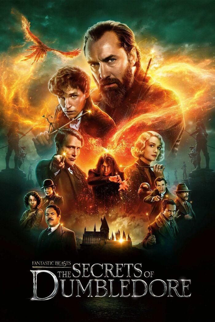 Movie poster for "Fantastic Beasts: The Secrets Of Dumbledore"