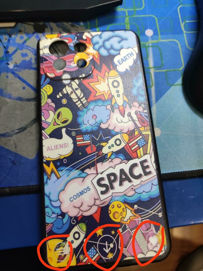 Bought This Phone Case For A Few Months Now And I Finally Saw These