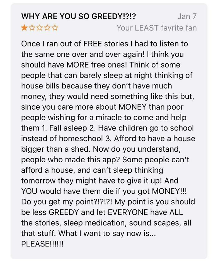 It’s Almost As If The Developers Of This Sleep App...also Need Money To Survive? This Review Made Me Want To Go Premium And I Haven’t Even Tried The App Yet