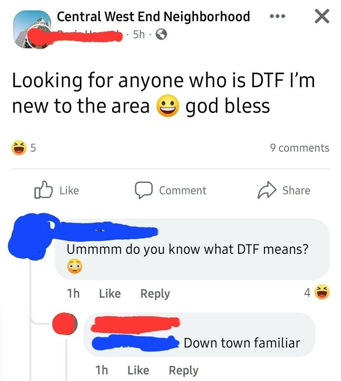 Dtf - "Down Town Familiar"