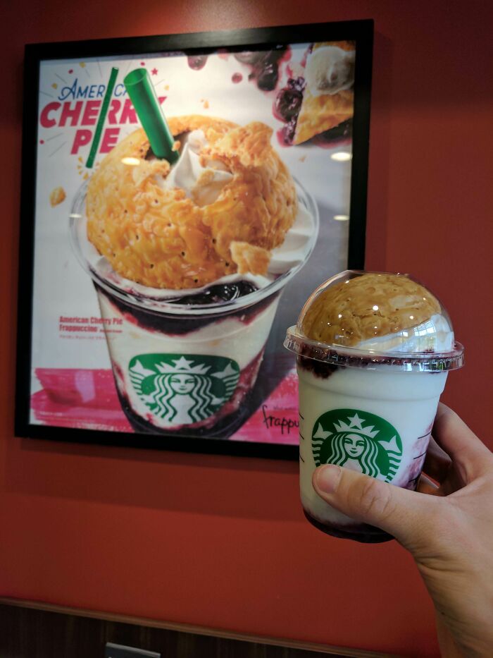 El frappuccino “American Cherry Pie” en Japón