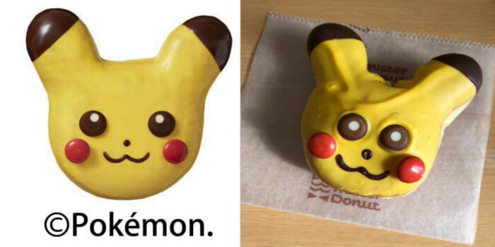 Pikachu Promotional Donuts In Japan