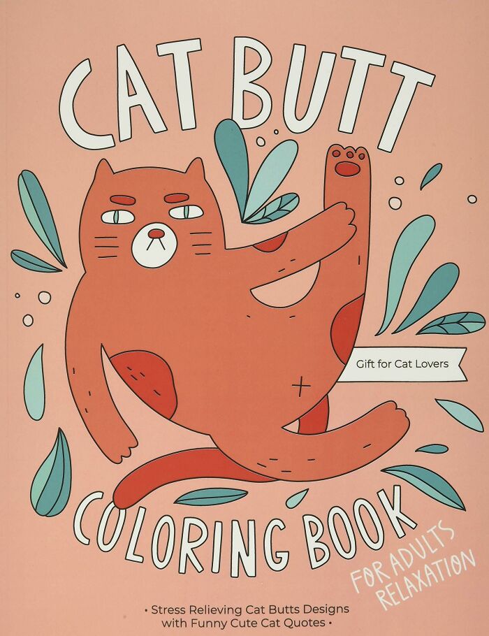 Book cover "Cat Bum Coloring Book"