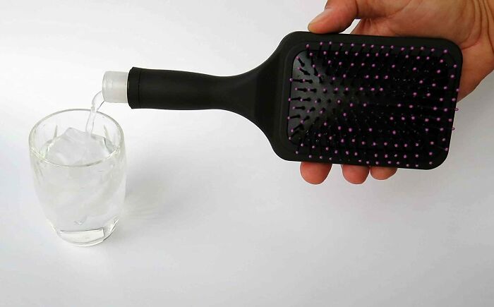 Paddle Brush Secret Flask