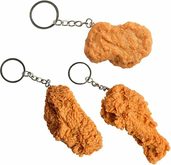 chicken nuggets keychain 