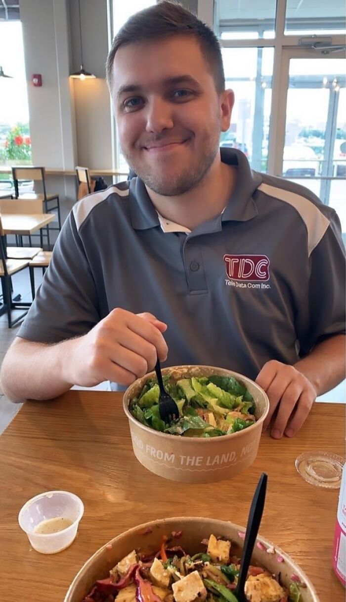 This Picture Taken At Lunch Today Makes My Salad Look Photoshopped In