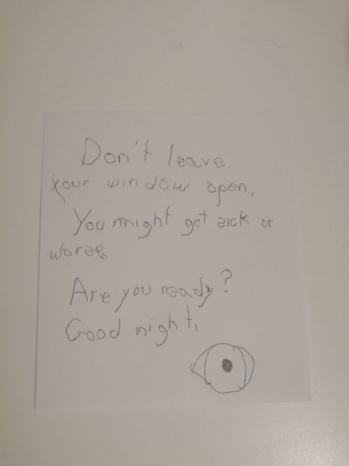 I Received A Terrifying Scary Note In My Mailbox