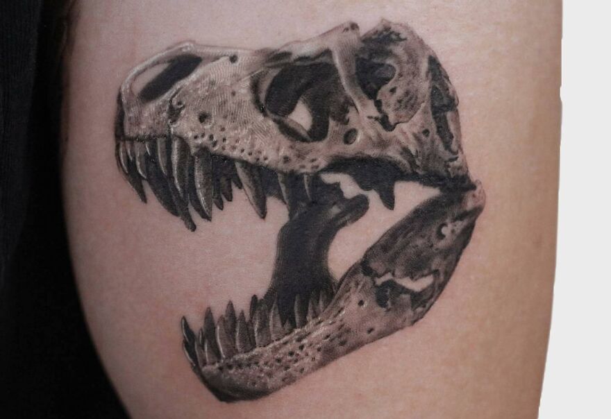 A Tattoo From The "Skull" Collection