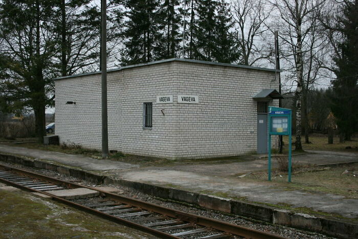 Otra estación de ferrocarril en Estonia