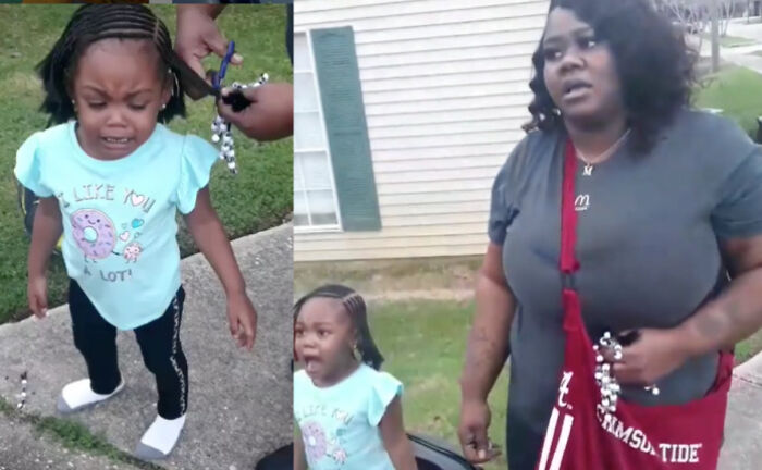 Mom Cuts Daughter’s Hair Because Dad Got It Done Without 'Permission'..."I Took My Boys To Get Their Hair Cut And Got My Bby Girl's Hair Done. Look What Her Momma Did Just Because I Got My Bby Hair Did"