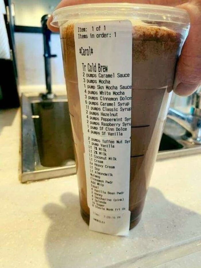 I Worked At Starbucks, You Couldn’t Fit All That In A Cup