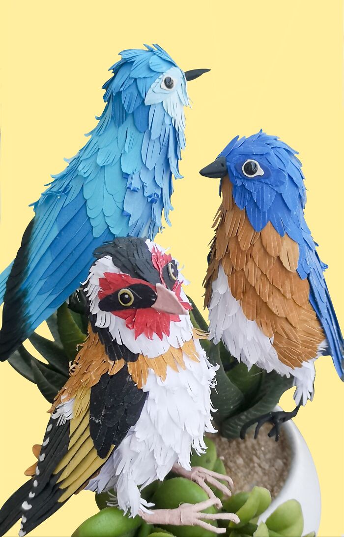 Birds Made With Paper