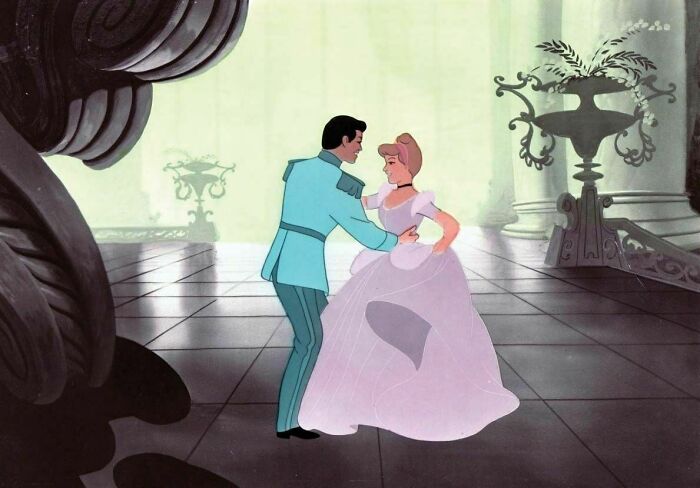 Cinderella and Prince dancing 