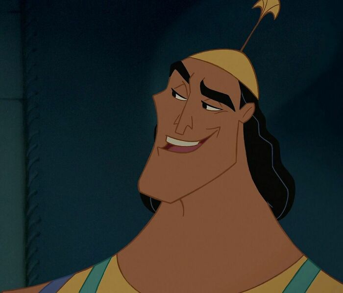 Kronk smiling 